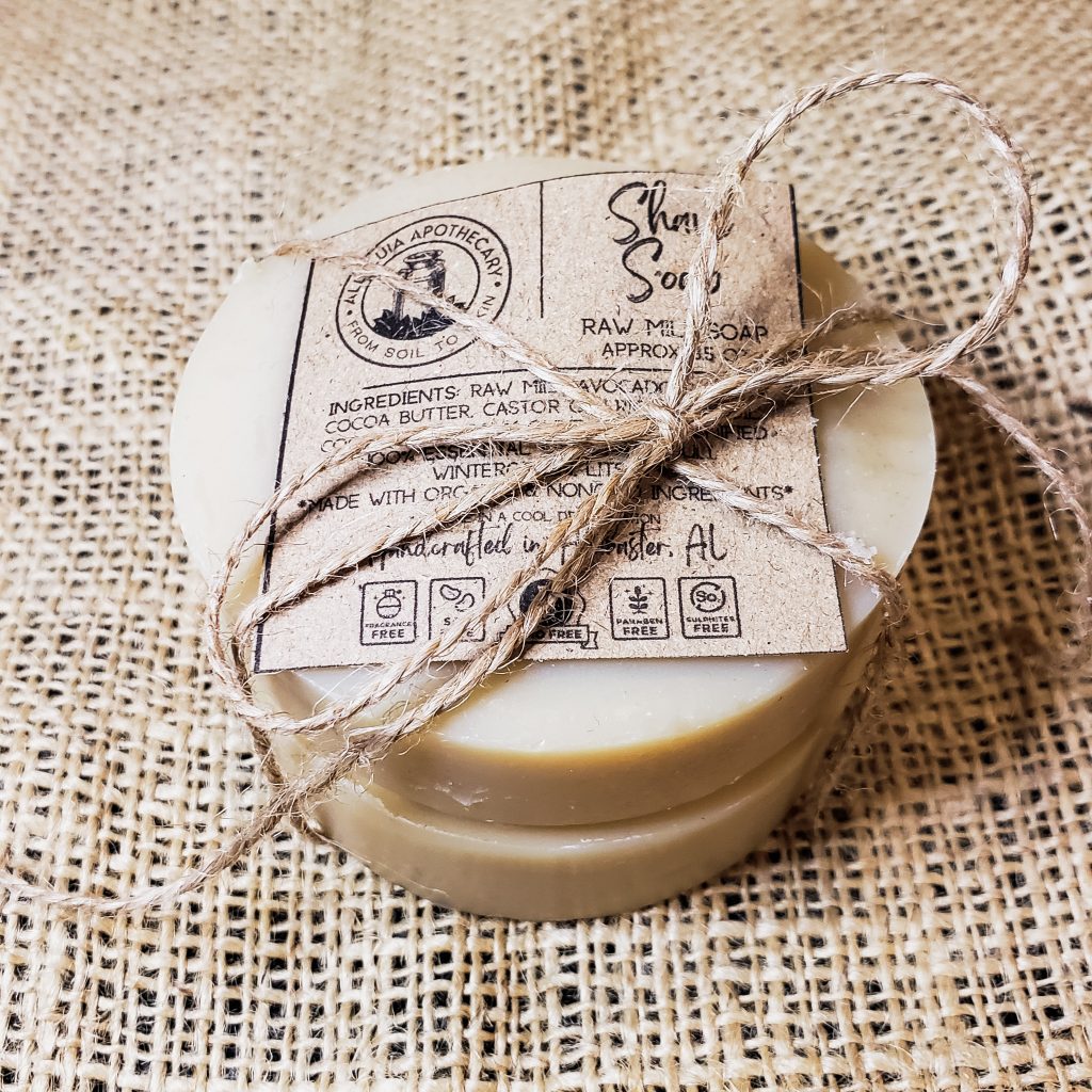 Men's Shave Soap Pucks Alleluia Acres Heritage Farm